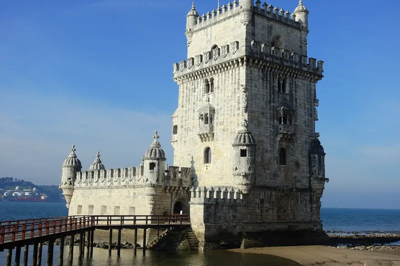 Belém Tower on the Tagus riverfront in Lisbon